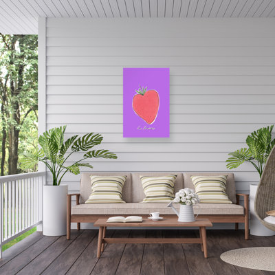 «Bolologic La Fraise sur toile» par Uplusmestudio, reproduction