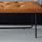 Minimalist retro bed end stool Long stool Leather Match Upholstered Bench