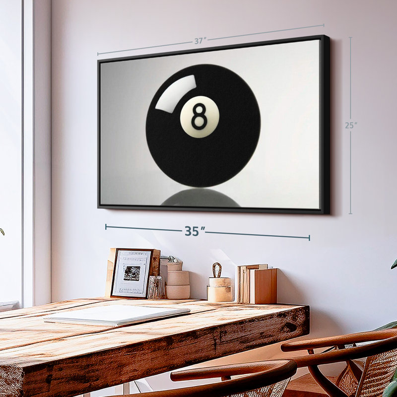 «Pool Ball», reproduction sur toile, H 25 po x l 37 po