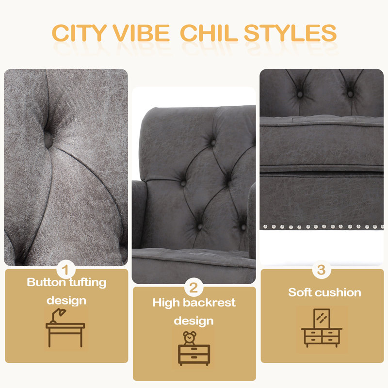 CHAISE CLUB TUFFÉE