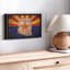 «State Map Over Arizona Flag», reproduction sur toile-471351832