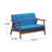 Oxendine Square Arm Settee, Accent Sofa-809698916