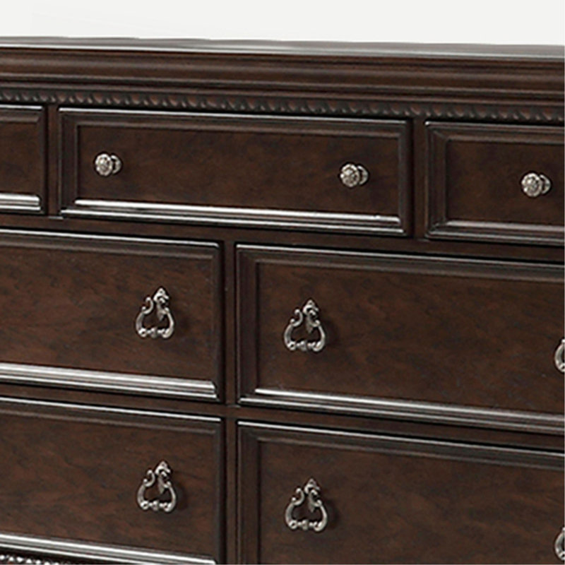 Commode 7 tiroirs en acajou