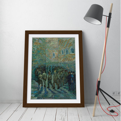 Happy Baby Alpaca Black and White by Vincent Van Gogh - 1 Piece Single Picture Frame Painting on Canvas