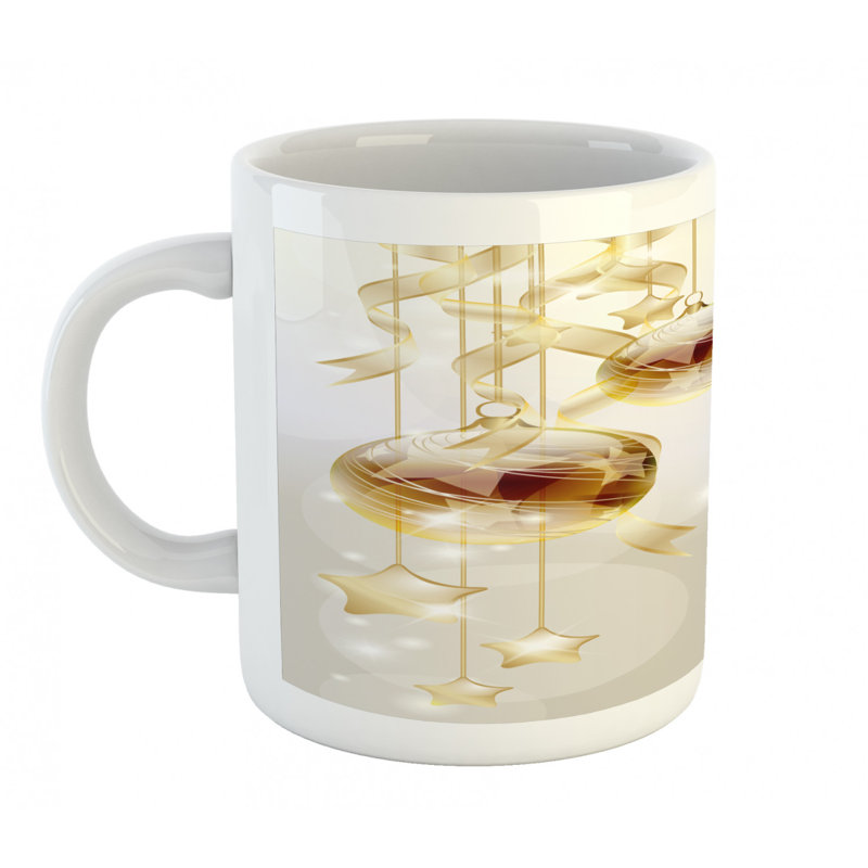 Grande tasse à café xmas balles