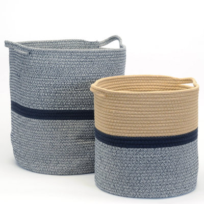 Ensemble de 2 paniers en jute Soft