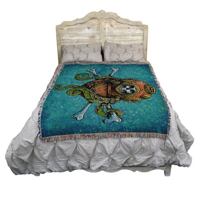 Couverture en duvet Pure Country Weavers Diver par David Lozeau