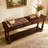 Wood Console Table With 3 Drawers And 2 Bottom Shelf For Entryway Hallway Extra-Thick Sofa Table-1537650231-1537650226