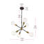 Lustre sphérique Spoutnik à 6 lumières Toler-1319111913