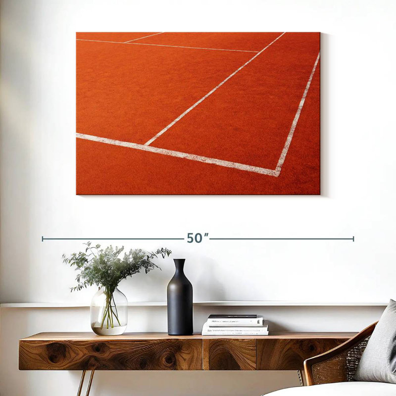 Tennis clay court Sireci, H 26 po x l 39 po