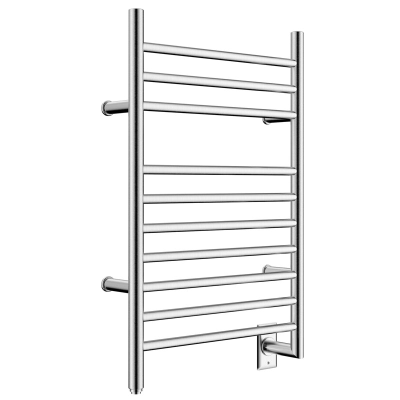 Straight Towel Rail Towel Warmer, Brushed