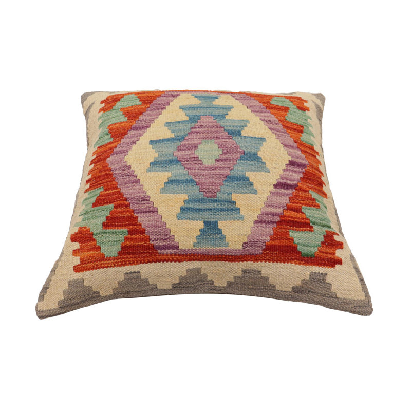 Tribal Kilim Pillow Geometric Throw Pillow