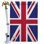 Double Sided 40'' H x 28'' W Polyester Flag Set