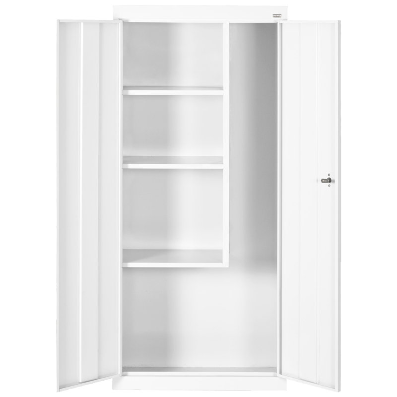 Armoire de rangement H 66 po x l 30 po x p 15 po, Blanc