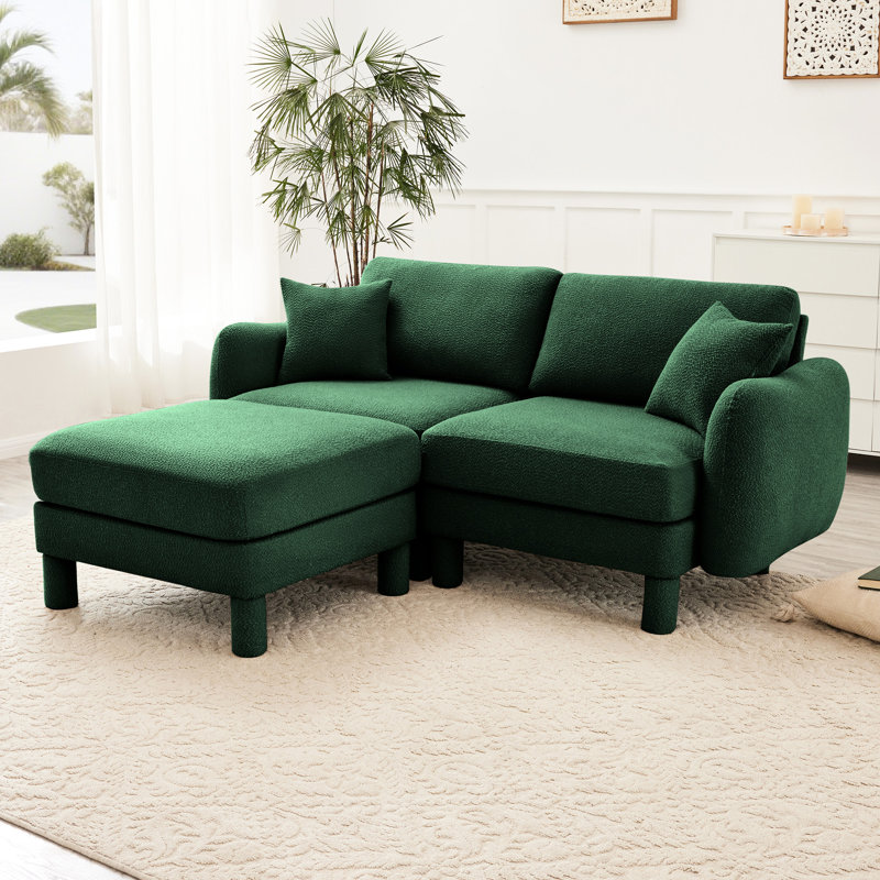 Tissu à 2 places Boucle, Vert