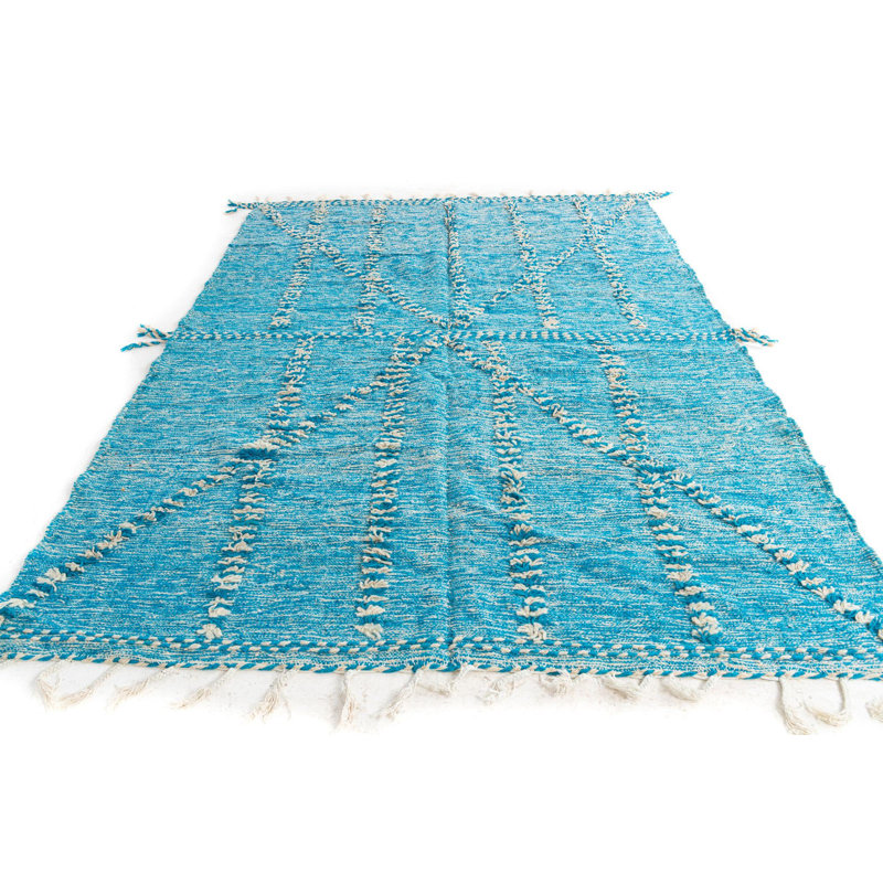 Tapis turquoise Kalmanovitz