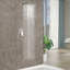 Système de douche - Pomme de douche à effet de pluie et pomme de douche à main 10 po, ensemble de garniture de robinet de douche de salle de bain avec valve combinée, nickel brossé-59390460