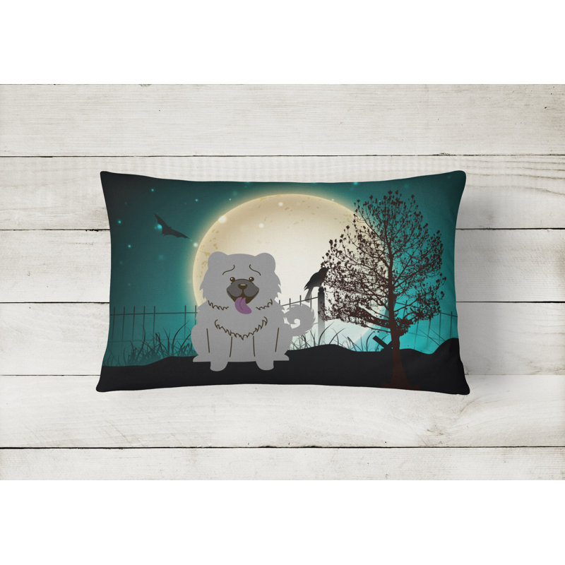 Coussin lombaire intérieur / extérieur Halloween, Bleu