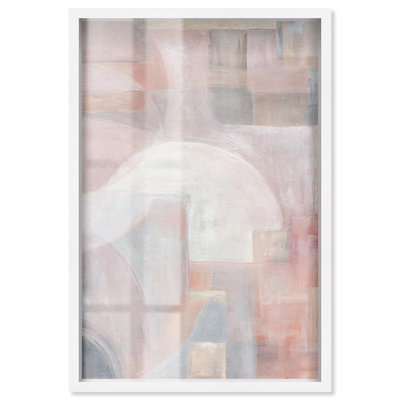 Décoration murale bohème beige symphonique II par Art Remedy