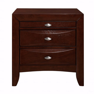 Curved Front Nightstand