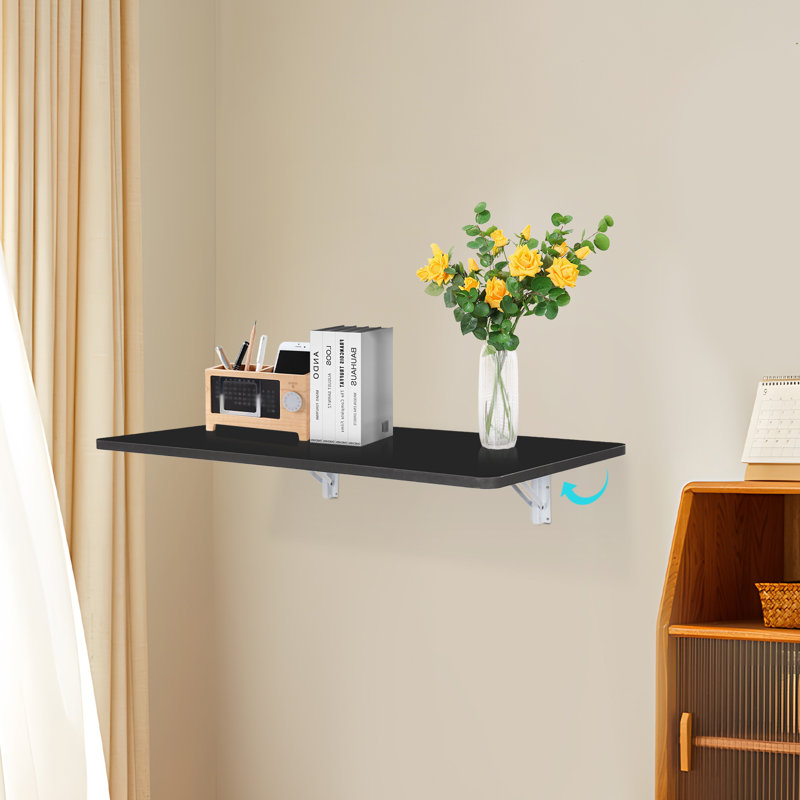 Bureau suspendu 39,37 po x 19,68 po, Noir, noir, noir, noir