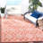 Arneshia Floral Brown/Tan Indoor/Outdoor Area Rug-481892341