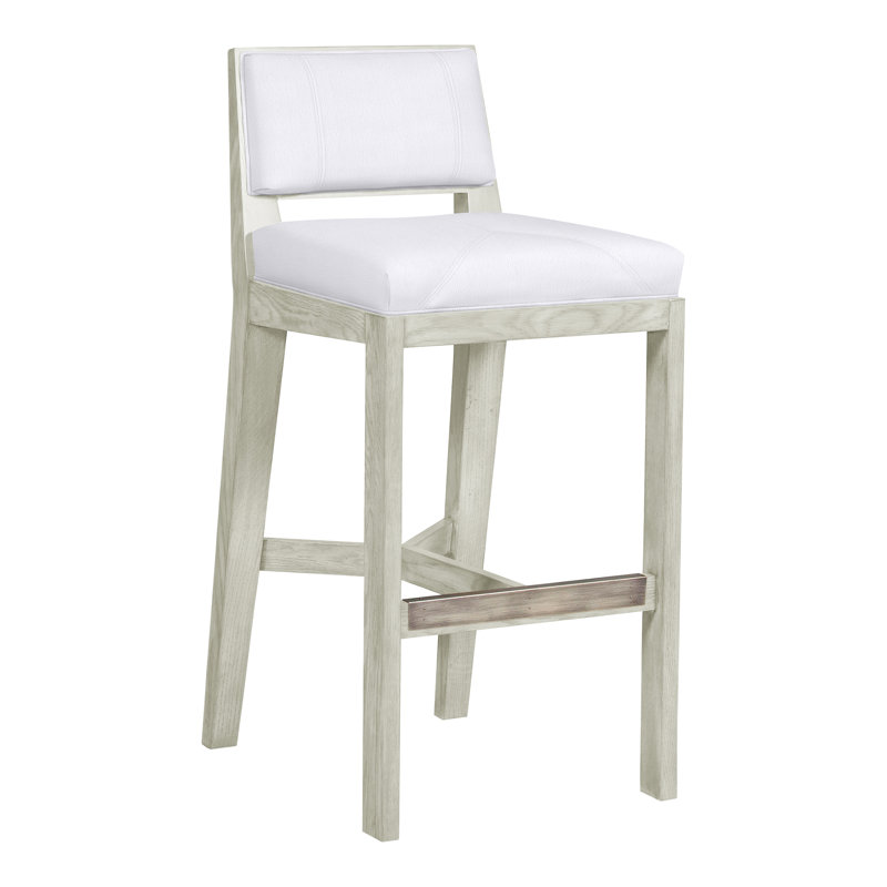 Thom Filicia 32.5'' Bar Stool, Navada Snow, Wrenn
