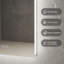 Miroir de salle de bain à DEL rétroéclairé sans cadre avec éclairage à 3 couleurs à intensité variable, antibuée et verre trempé-133714787