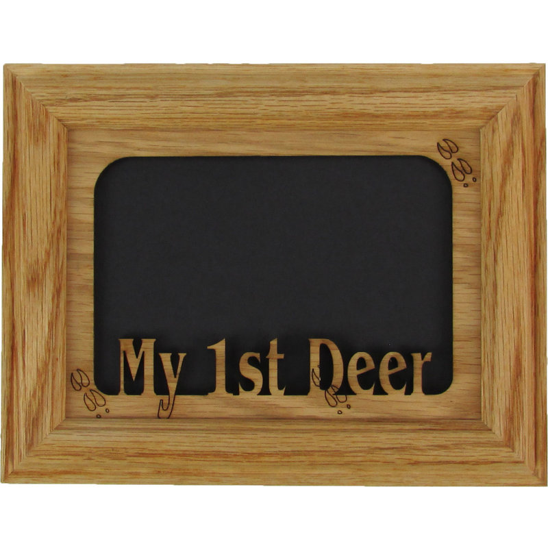 Oak Solid Wood Picture Frame with Mat