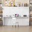 Grand lit escamotable mural avec bureau intégré-2036445905