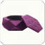 Repose-pieds capitonné Velvet Polygon Diamond-1029985327