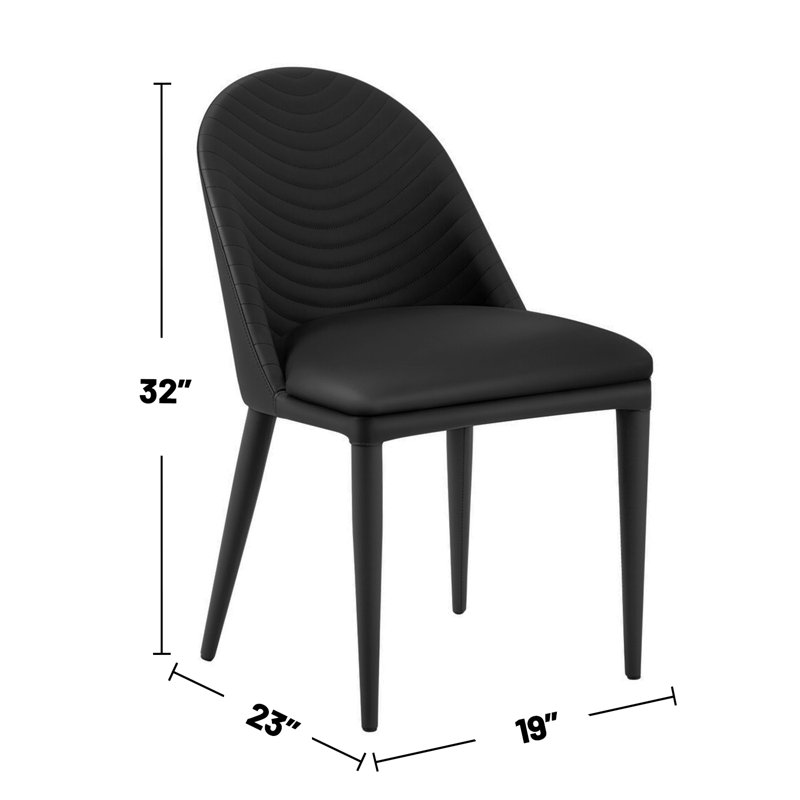Ensemble de salle à manger 7 pièces avec pieds en métal noir et blanc