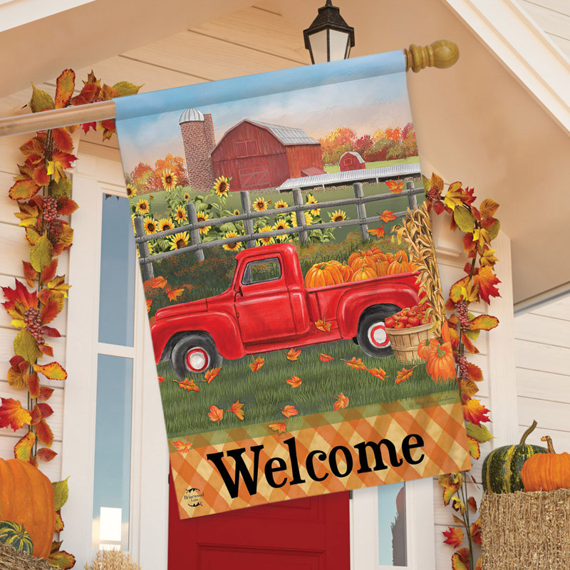 Drapeau Fall House Welcome House 28 x 40