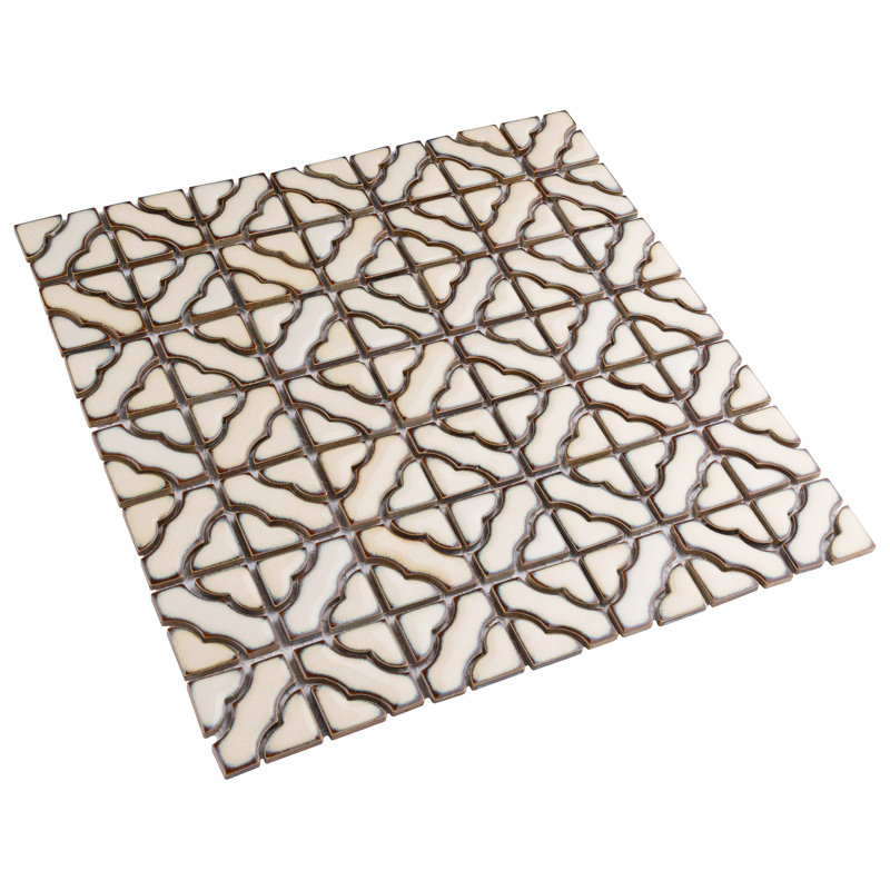 Tower 1.62" x 1.62" Porcelain Random Mosaic Wall & Floor Tile