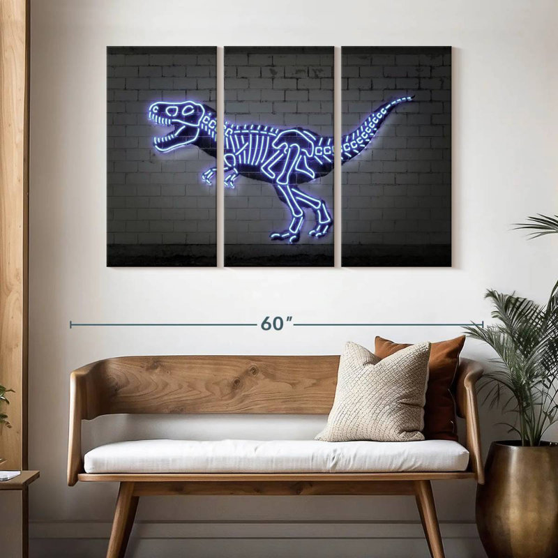 T Rex Bones, 32" H x 50" W