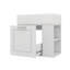 Meuble-lavabo flottant mural de 21,8 po avec meuble-lavabo, grand tiroir et tablette réglable-2044559296