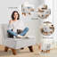 Méridienne d'appoint rembourrée avec oreiller l 29,5 po Kayala (ensemble de 2)-721643094