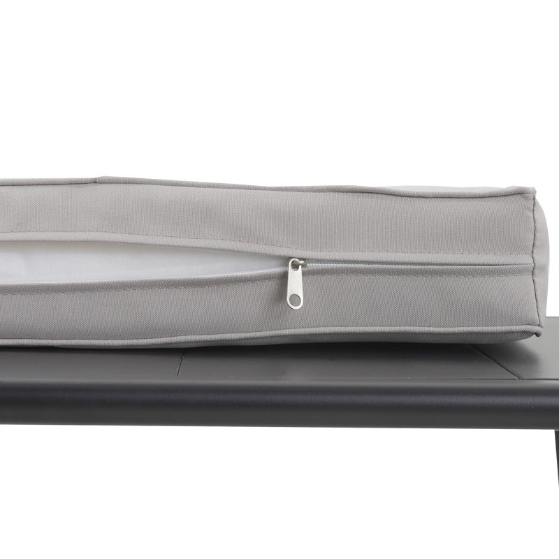 Outdoor Seating For Four, With Iron And Cushion Enjoyment Table Chairs 4, Comfort, Sparkle, Gray, Green