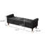 Banc de rangement rembourré l 65,5 po-490058980