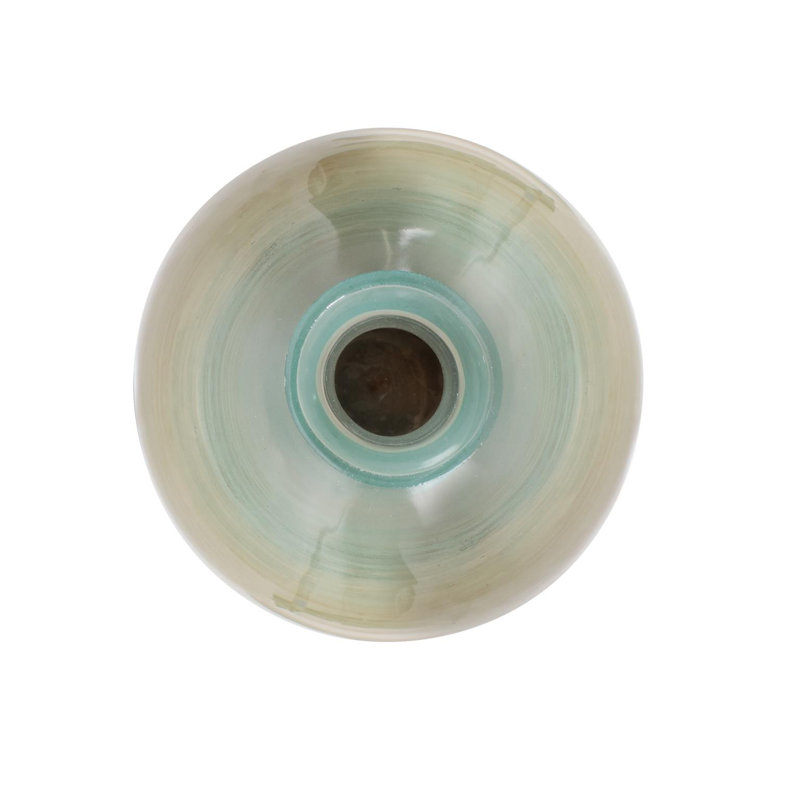 Capri Stripe Glass Bottle Vase- Tall, Tall