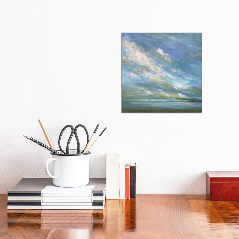 «Coastal Sky III», reproduction d'art sur toile tendue, H 12 po x l 12 po, Toile tendue, Ne s’applique pas