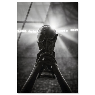Reproduction de la coupe du trophée éclairée, reproduction de photographie acrylique par Notoriart, prête à être accrochée, 10 x 15