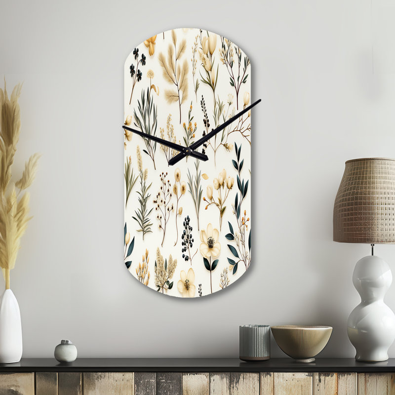 Horloge murale Botanical, Grand