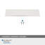 Poignées de bordure d'armoire en nickel poli d'un centre à l'autre de 3-3 / 4 po (96 mm)-15286146-109026134