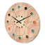 Horloge murale rose Mid-Century-63892126