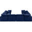 Itala Velvet U-Shaped Sectional Reversible-94482601