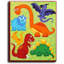 Reproduction d’art sur toile tendue, "dinosaure débrouillée" par njoy art-17103175-40260627
