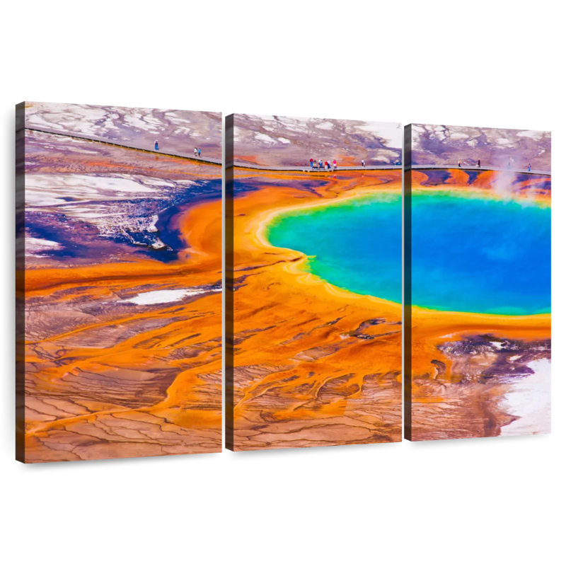 Grand Prismatic Spring In Yellowstone, H 20 po x l 33 po