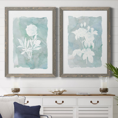 Silhouette Botanical I - Ensemble de 2 reproductions d'art