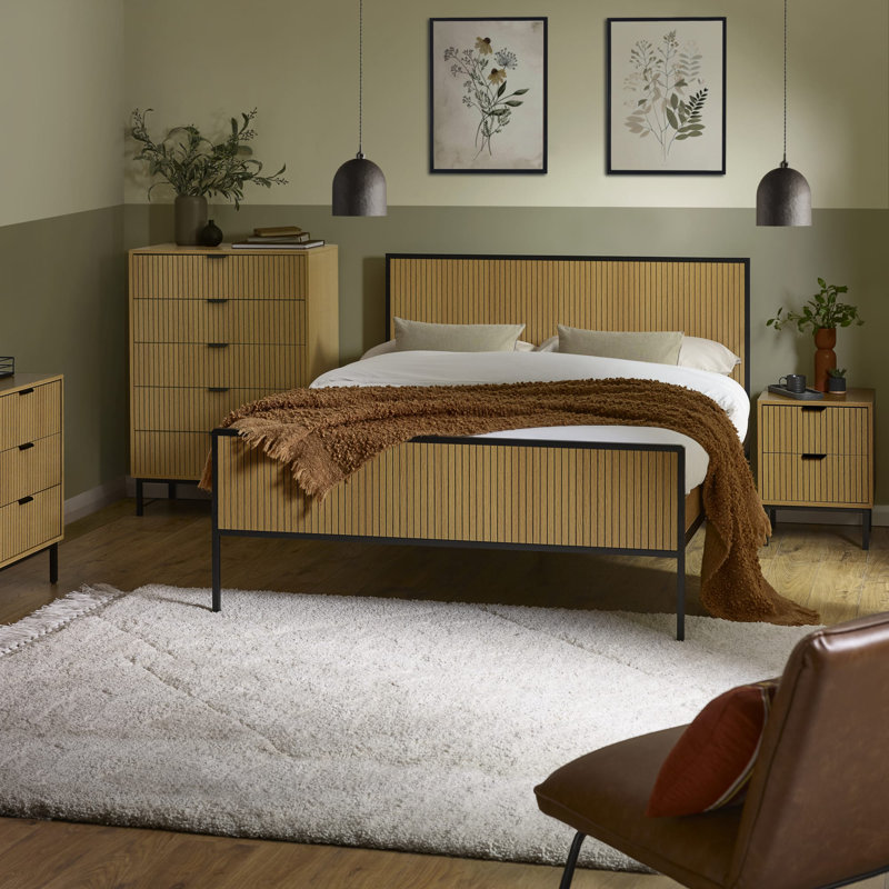 Wooden Bed Frame, King (5')